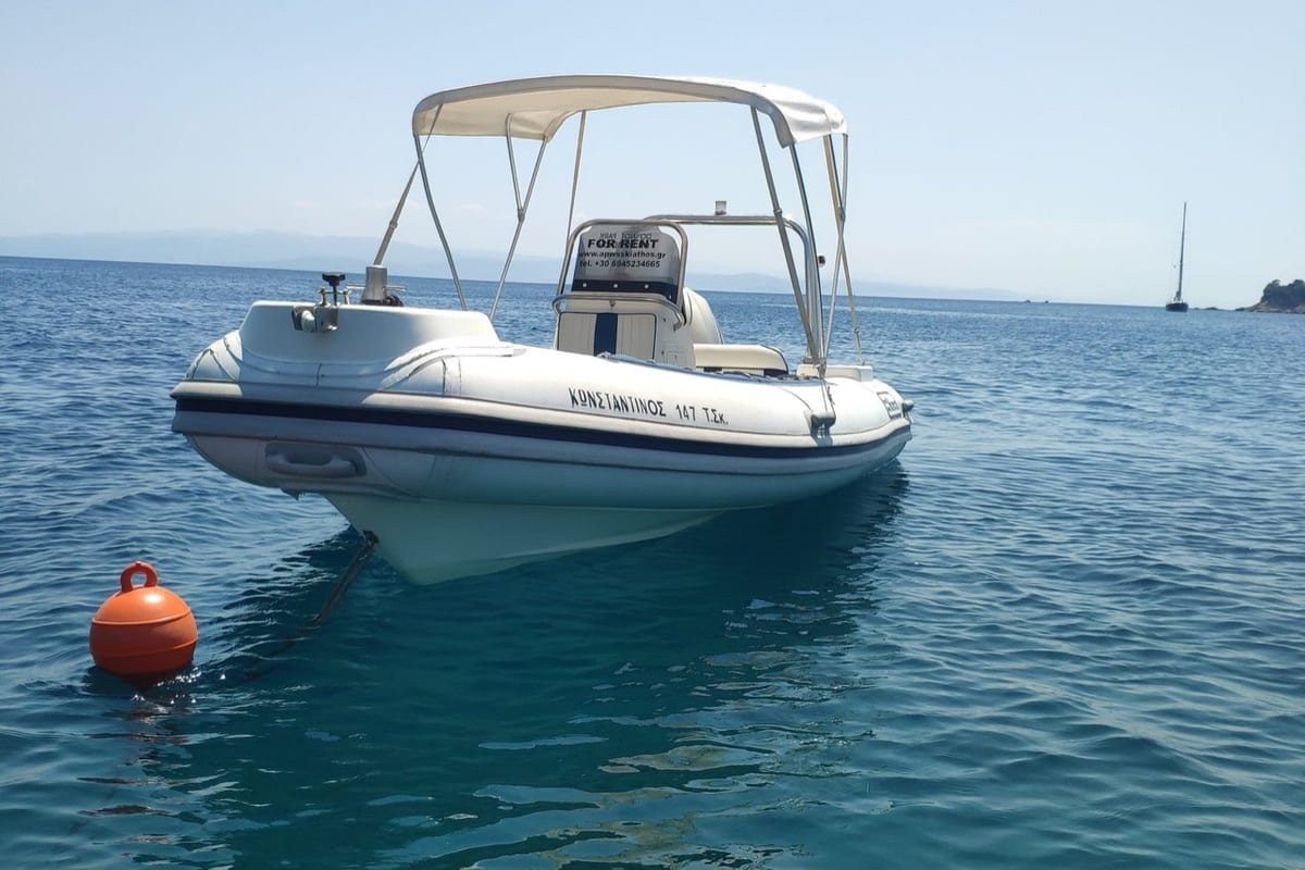 Poseidon Blue Water 170 – boat hire Skiathos