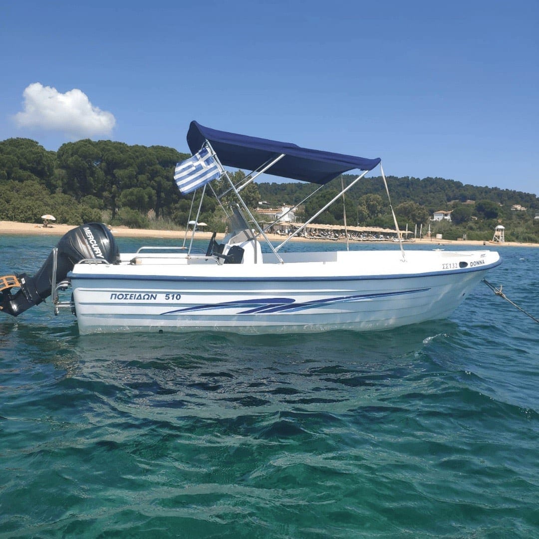 Poseidon 510 – boat hire Skiathos